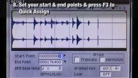 MV-8800 Turbo Start (3/4) To Rip Samples from an Audio CD