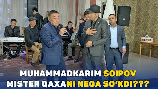 Mister Qaxa Muhammadkarim Soipov bilan to'yda uchrashib qoldi...