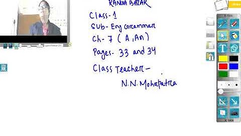 Class-1, Subject-English Grammar, Chapter-7(A,AN)