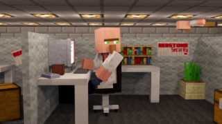 Зомби в офисе [Minecraft Animation].