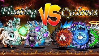 The Battle Cats - Floating VS Cyclones (Bosses War)