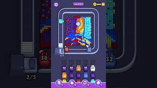 Pixel Flow Level 63 Hard Walkthrough Solution 