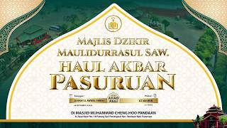 🔴 LIVE STREAMING MAJLIS DZIKIR MAULIDURRASUL SAW & HAUL AKBAR PASURUAN 2026.