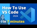 Visual studio code tutorial for beginners  introduction  2024