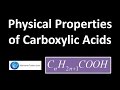 Carboxylic Acids: Physical Properties Quiz