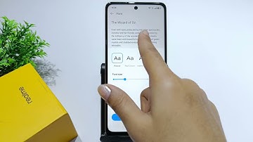 How font style settings in realme 15 lite |  realme 15 pro me font settings kaise kare