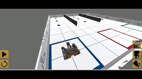 Virtual Robotics with VR VEX Tutorial 10 (Using Variables in repeat loops): 9th Challenge