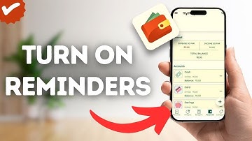 How To Turn On Reminders On MyMoney?