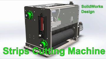 Cutting Machine - #Strip Cutter , #Cutter, #sheet_metal,#sheet_Cutting,#cad, #solidworks