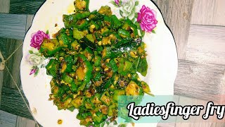 Ladiesfinger Fry/Best Combination With Sambhar(Or)Any Type of Dishes/Cook With 