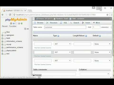 Creating MySQL database with PHP - YouTube