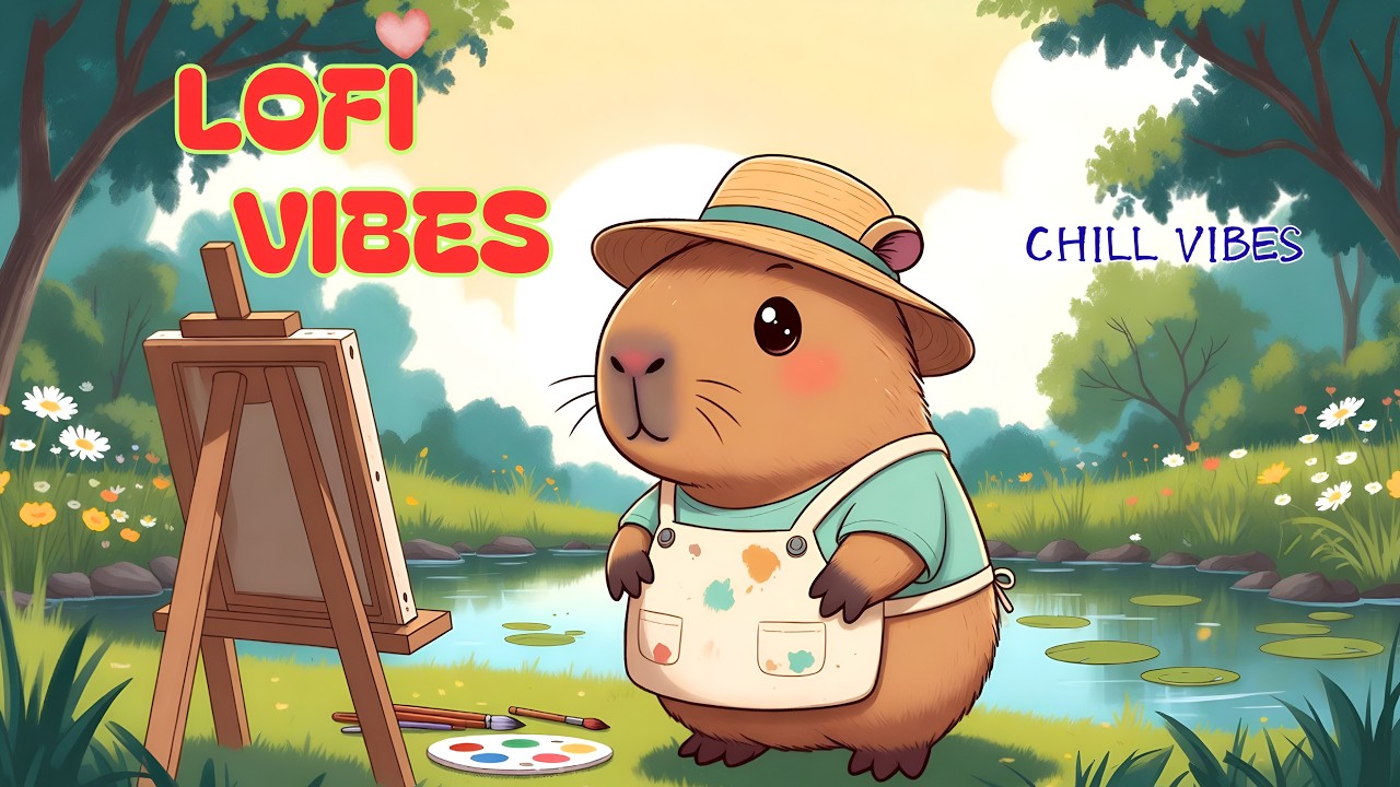 Capypara, a Peaceful Land of Art 🎨 A Dreamy Summer & Lofi Chill for Creative Souls