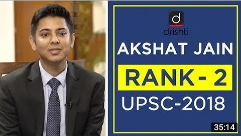 UPSC Topper Mock interview, Akshat Jain (Rank 2, CSE 2018)