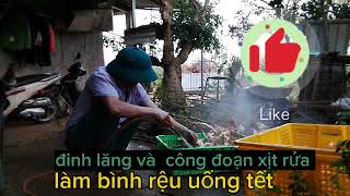 Đinh lăng xịt rửa và ngâm rượu