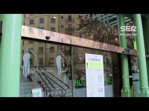 Dentro del Hospital Clínic de Barcelona: 