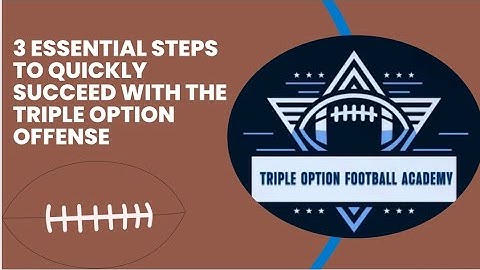 3 Things You MUST Do to Get Good FAST With the Triple Option Offense #flexbone #airforcefootball