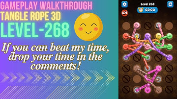 TANGLE ROPE 3D : LEVEL 268 WALKTHROUGH