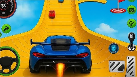 Mega Ramp Monster Car Racing 3D - Extreme Car Stunts - Android Gameplay