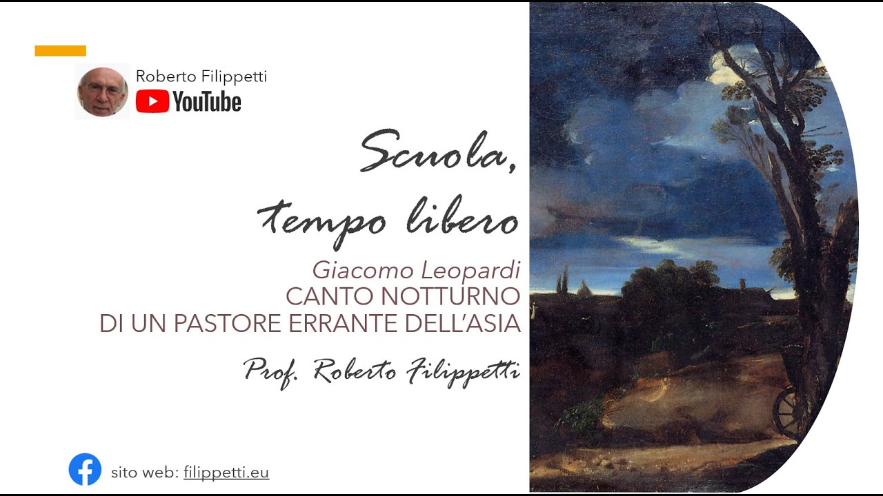 Parafrasi Canto Notturno Di Un Pastore Errante