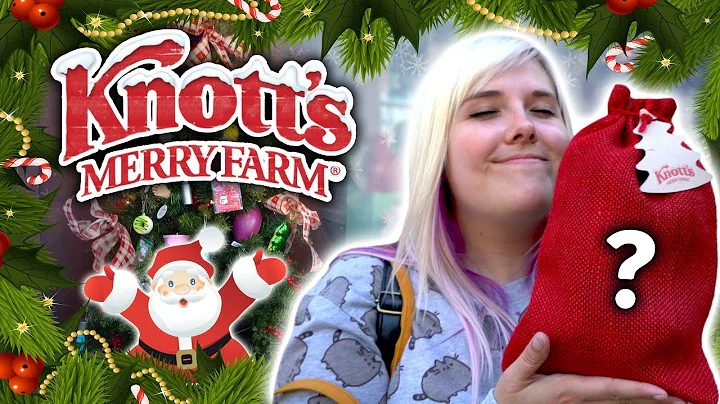 Christmas mystery bags and carnival games at Knott's Merry Farm!