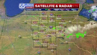 Sunny start to the week; midweek storm chances