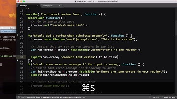 Demo: Continuous local WebdriverIO testing with 
