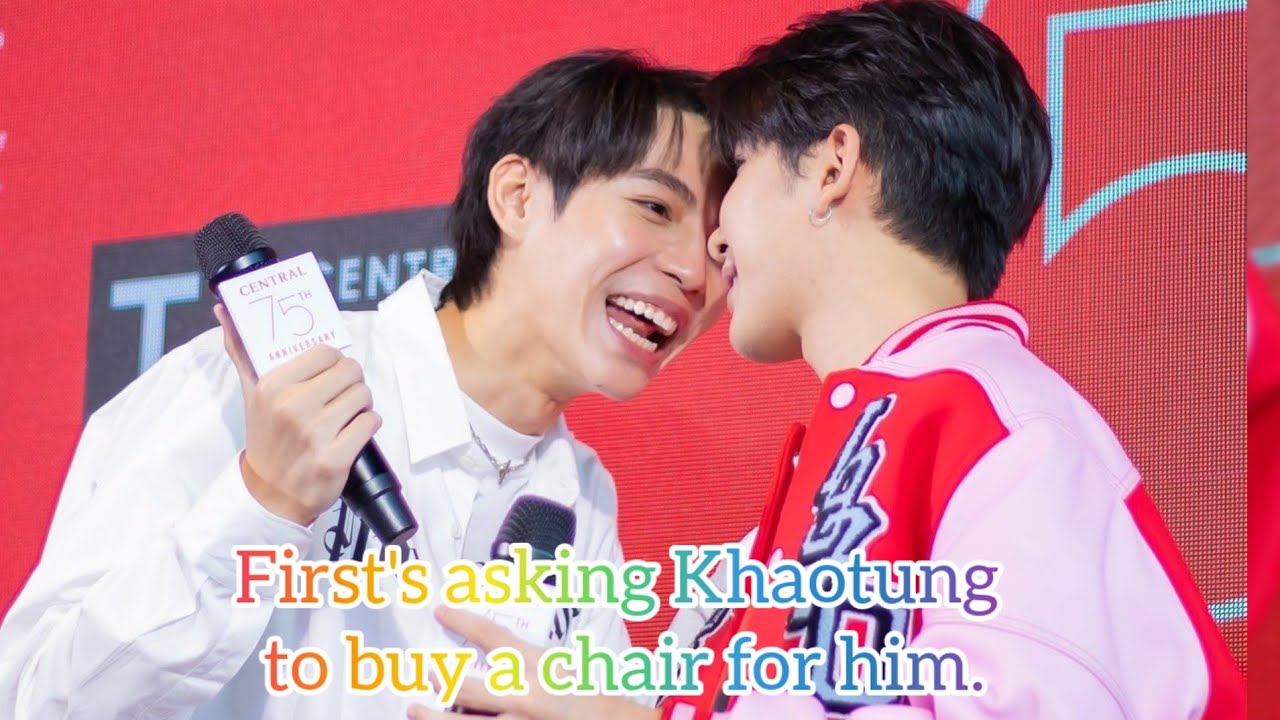 I want a friend who will buy what I want like Khaotung. 🧡🧡(Credit to original uploader)