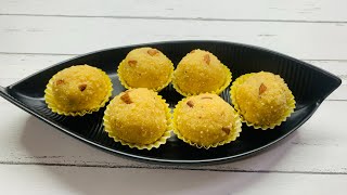 Rava Besan Churma Ladoo Recipe. Non deep fried Churma Ladoo. Soft, mouth melting and tasty Ladoo