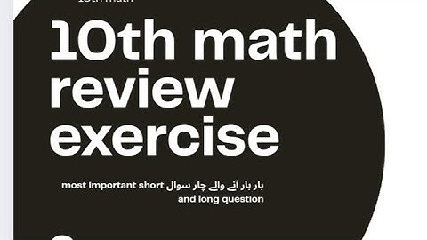 10e wiskunde herhalingsoefening hoofdstuk 1