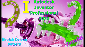 Sketch Driven Pattern | Autodesk Inventor Professional 2022 | Tutorial