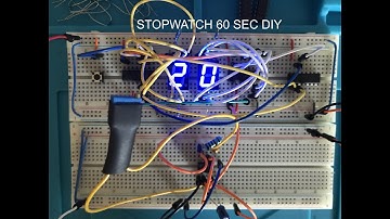 Stopwatch 60 sec without microcontrollers |DIY|
