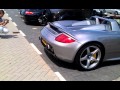 Porsche carrera gt startup  acceleration