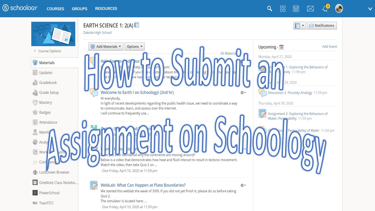 submit an assignment meaning