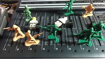 Editing with the Army and Behringer BCF2000