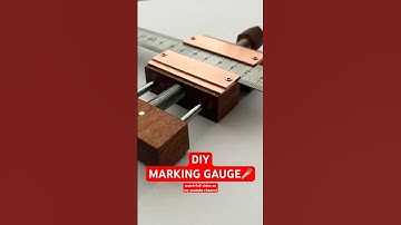 useful diy marking gauge #diy #woodworking #diyprojects #woodcrafting #carpentry #diywoodcraft #tool