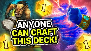 [Wild] THE BEST BUDGET DECK TO BRING TO LEGEND! (Aggro Shaman) | Wailing Caverns | Wild Hearthstone