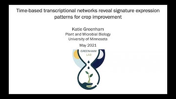 Time-based transcriptional networks reveal signature expression patterns for crop improvement