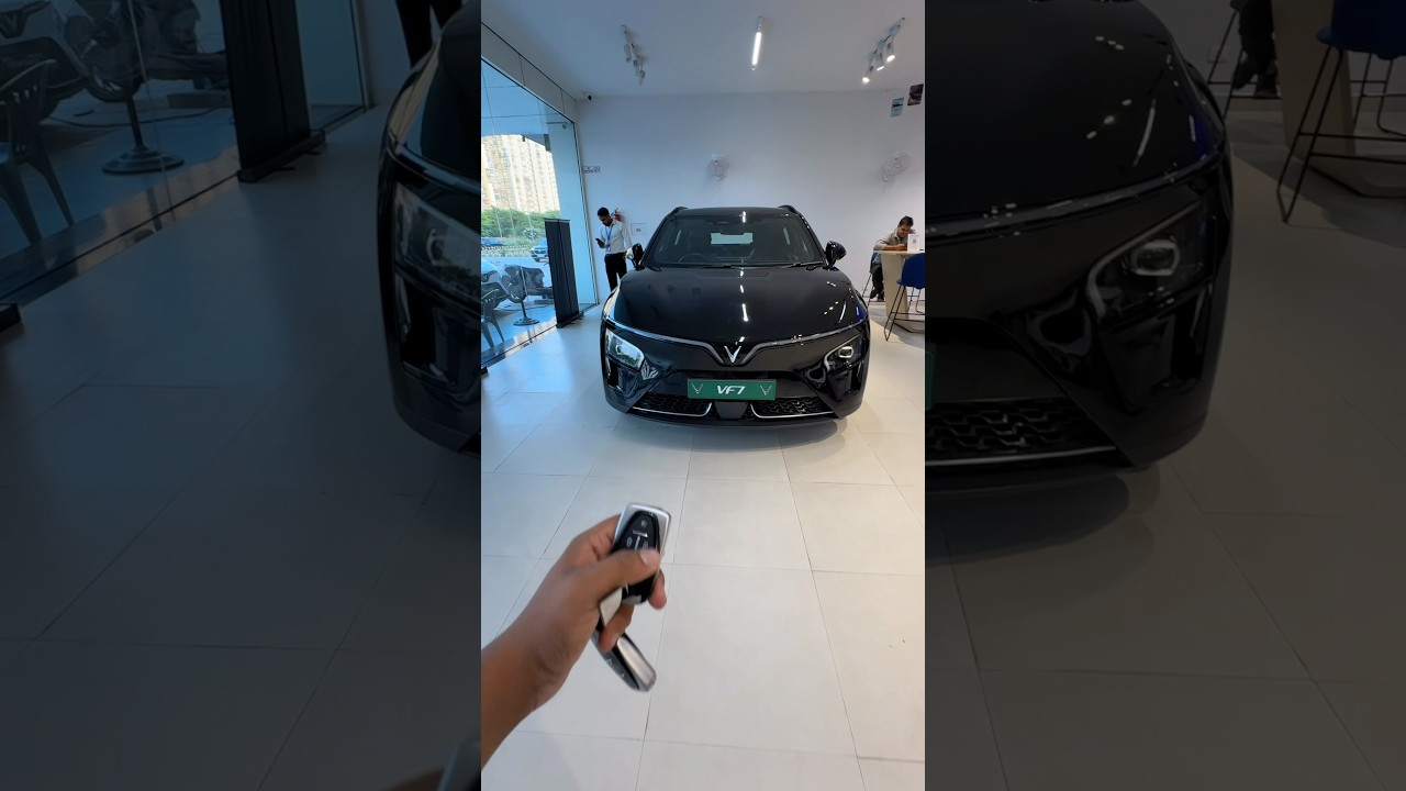 Vinfast Vf7 Lock/Unlock Animation????| #new #ytshorts #vinfast #vf7 #ev 