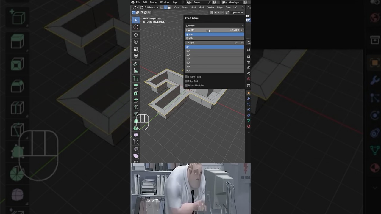 Noob vs Pro: Even Edge Offset in Blender