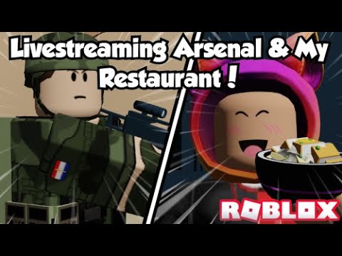 Roblox Live Playing My Restaurant With Fans Free R - video search for roblox robux giveaway