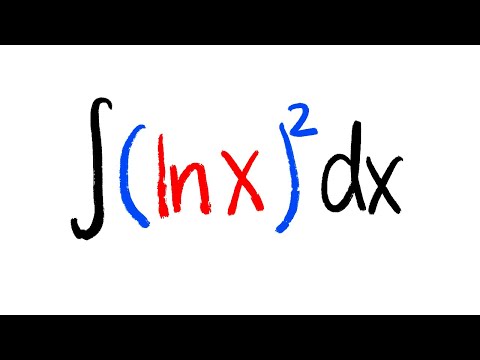 Q26 Integral Of Lnx 2 Youtube