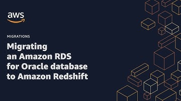 Migrating an Amazon RDS for Oracle database to Amazon Redshift | Amazon Web Services