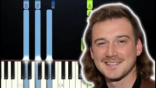 Morgan Wallen - Sand In My Boots (Piano Tutorial)