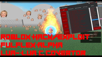Roblox Hack/Exploit:Fulflex Alpha(Patched)Click TP, LUA-LUA C Converter, And More!
