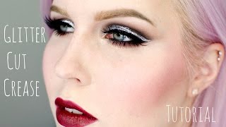 How to Apply a Glitter Cut Crease Tutorial