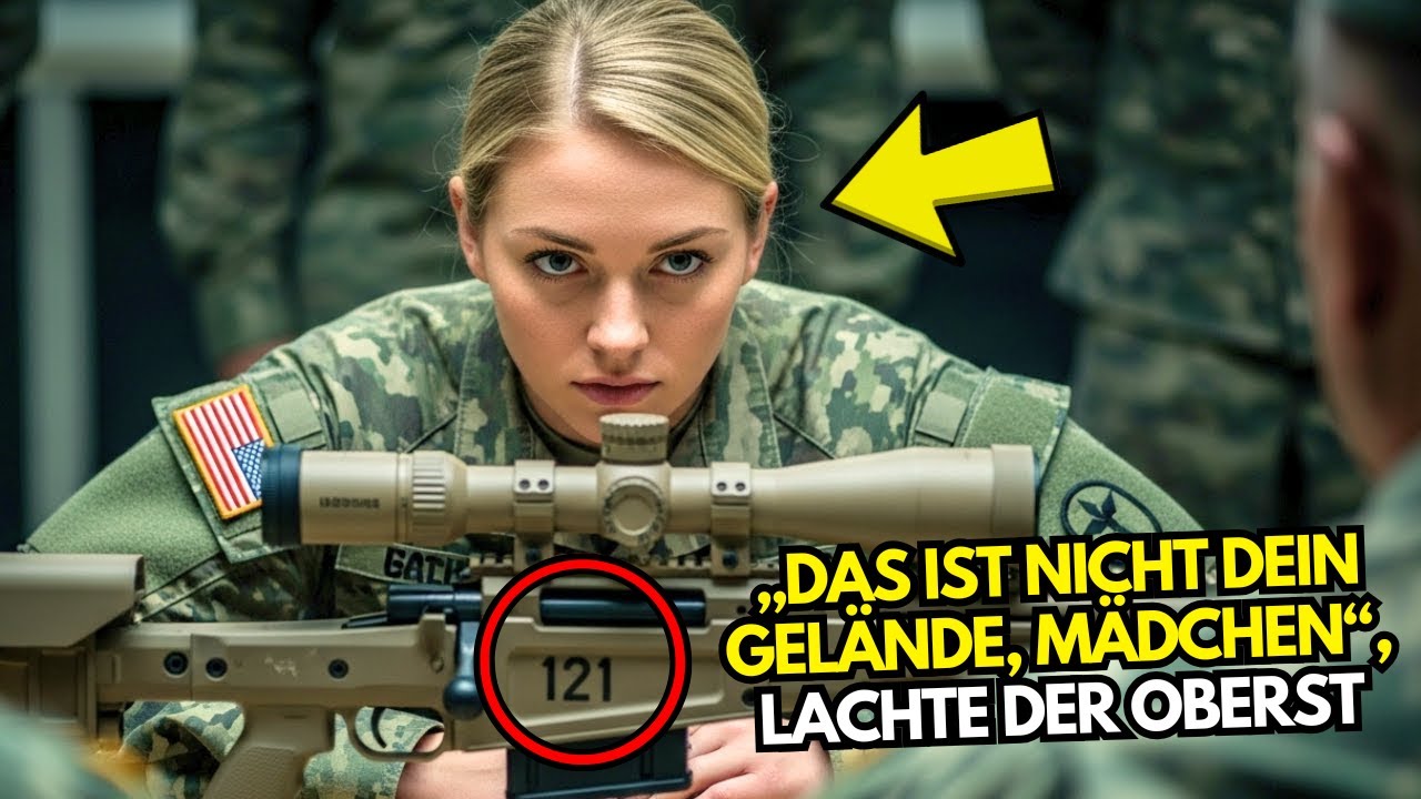 „das ist nicht dein gelände, mädchen“, lachte der oberst – bis er 121 marken auf ihrem gewehr sah