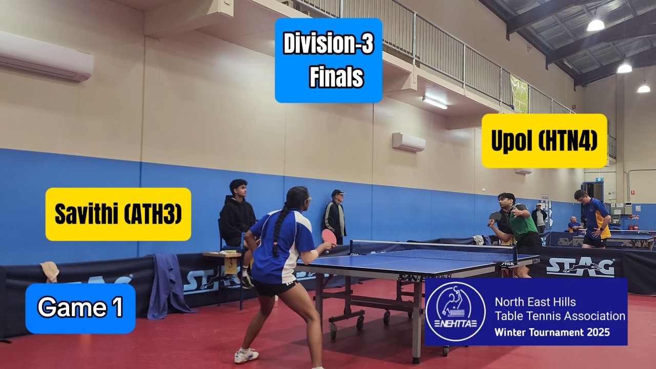 Upol vs Savithi I NEHTTA Winter Tournament 2025 SA I Division 3 I Finals