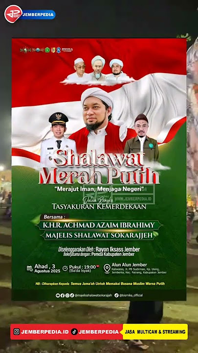 JEMBER BERSHOLAWAT 2025 - IKSASS #sholawat #jember #alunalunjember  #iksassnusantara #santri