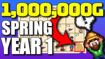 Can I make 1 Million Gold in Spring? | The Ultimate Stardew Money Guide