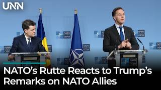 Reporter Confronts NATO Chief Rutte Over "Trump’s NATO Disappointment" Remarks on Hormuz Crisis |UNN